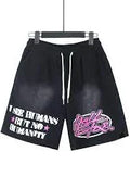Black and Pink H*llStar Shorts